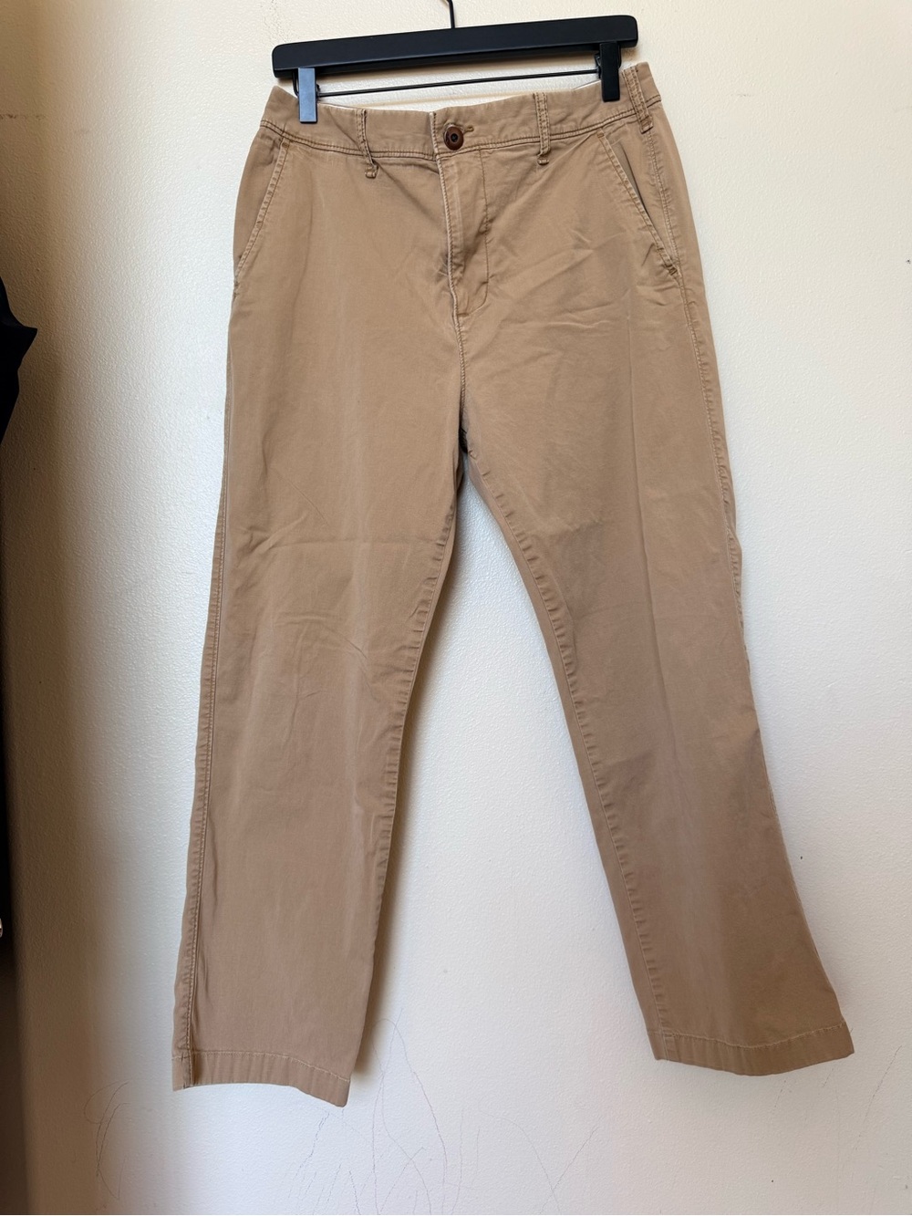 Holister Men’s Khaki Slim Strait Chino Pants 34/32 Cotton Stretch Epic Flex